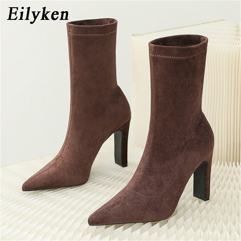 Sock Boot Women - Eilyken inverno salto grosso meia rebanho