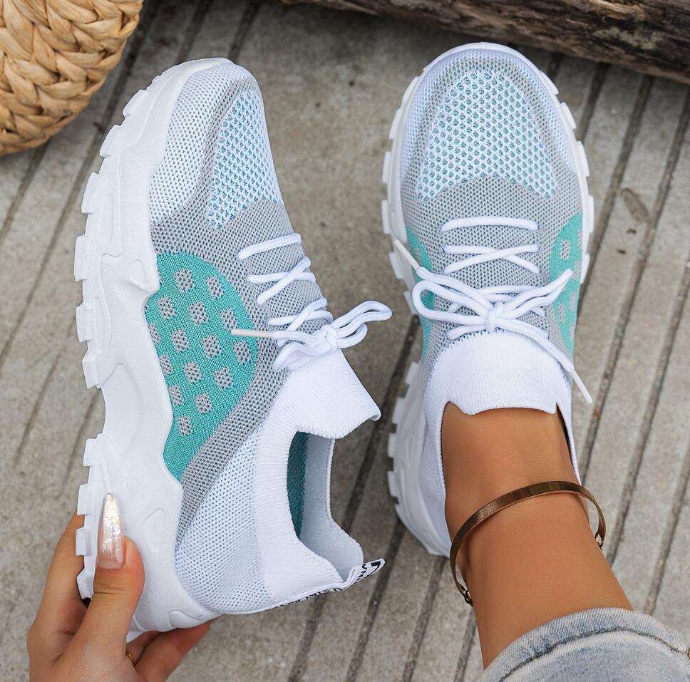 Women Shoes Tennis - Tênis Esportivos Femininos Respiráveis em Malha,