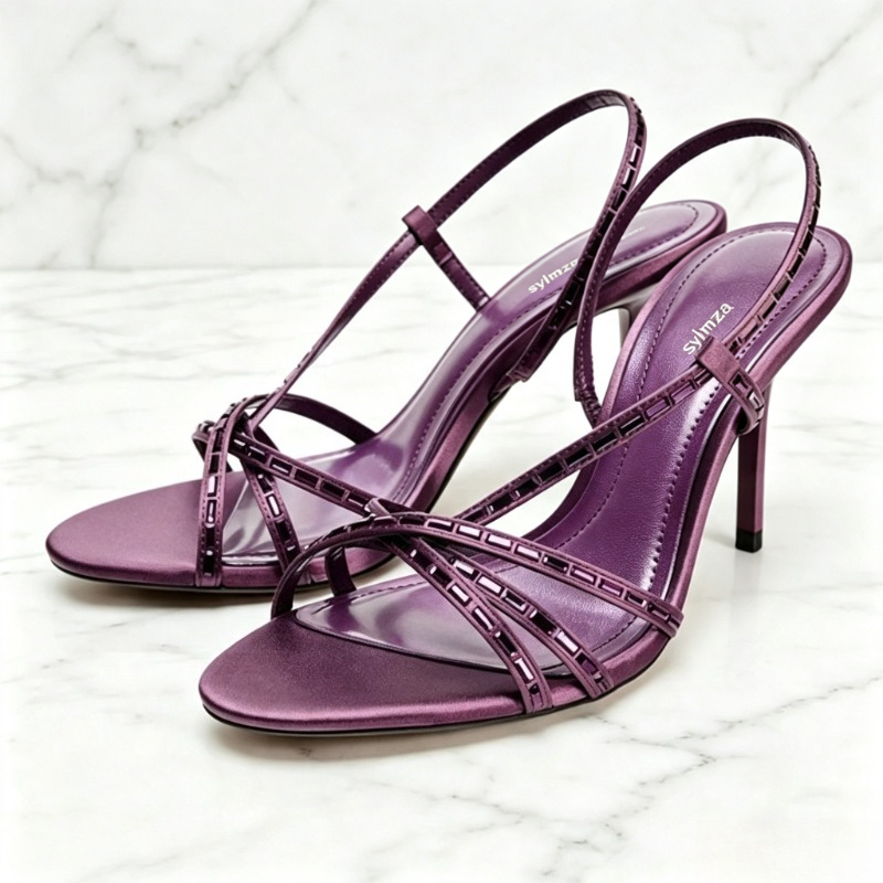 Women'S Shoes Quality - Sandálias de Salto com Detalhes em