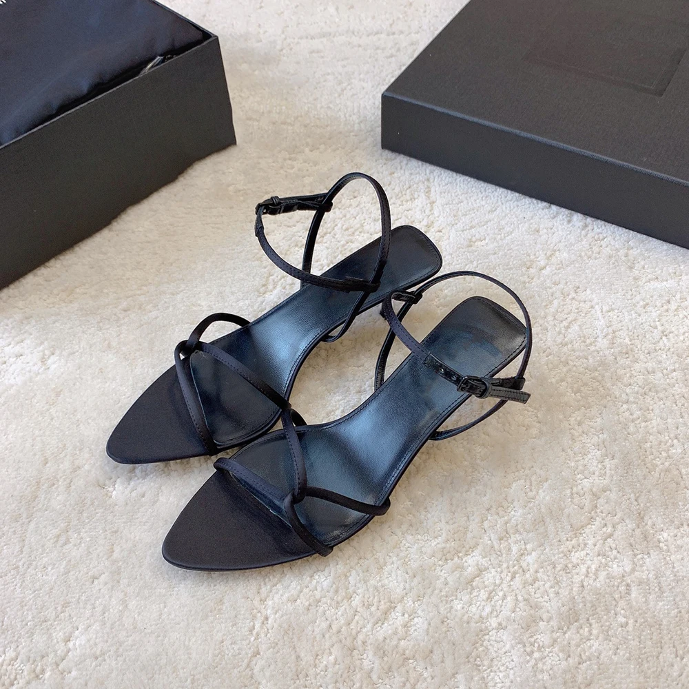Women'S Shoes Clogs - Sapatos de salto alto de seda