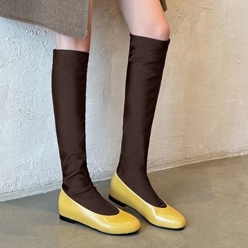 Sock Boot Women - Marca de moda dedo do pé