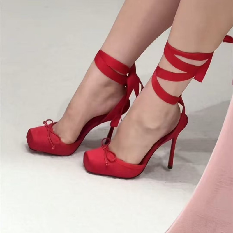 Sapatos de Salto Alto Vermelho - Women'S Shoes Quality avaliação e preço