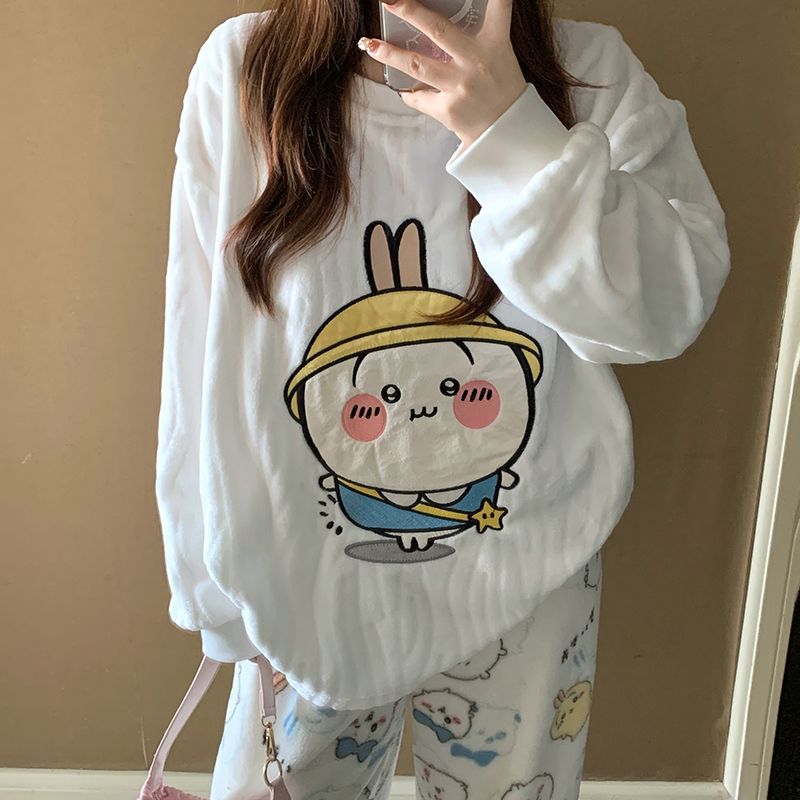 Conjunto de pijama de lã com e - Women Shoes Xxl avaliação e preço