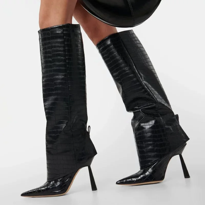Eilyken 2027 Botas Femininas d - Knee High Boots Women avaliação e preço
