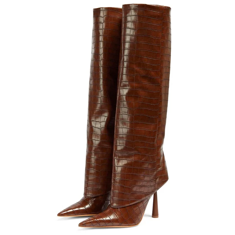 Eilyken 2027 Botas Femininas d - Knee High Boots Women avaliação e preço