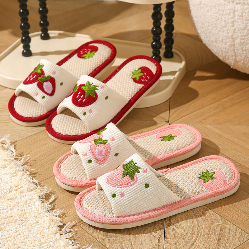 Chinelos de Linho com Estampa  - Mule Slip On avaliação e preço