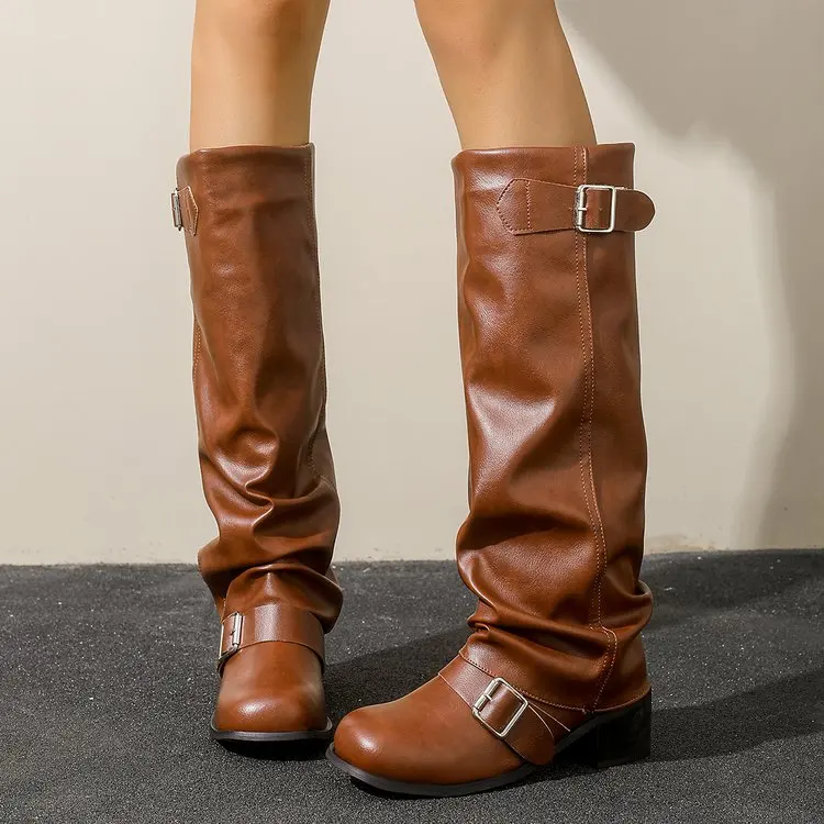 Botas Femininas 2026 Novas de  - Knee High Boots Women avaliação e preço