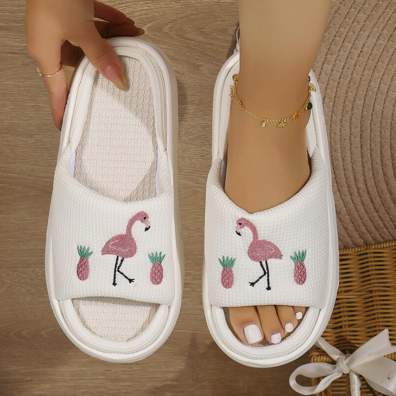 Chinelo Feminino Flamingo Plat - Mule Slip On avaliação e preço