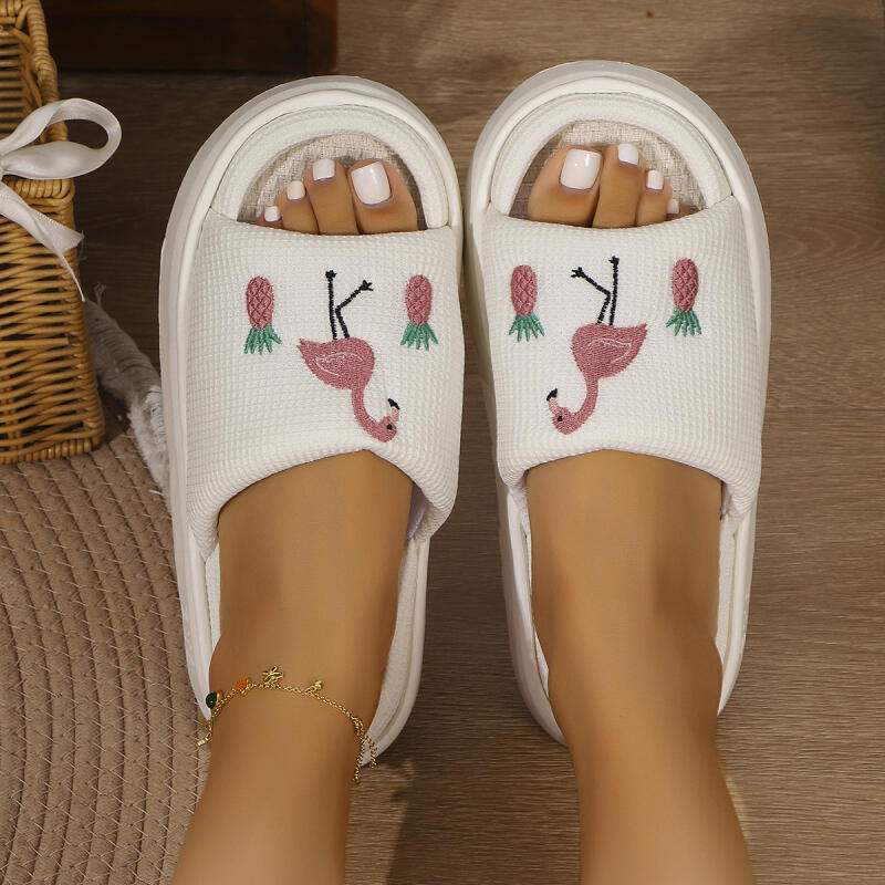 Chinelo Feminino Flamingo Plat - Mule Slip On avaliação e preço